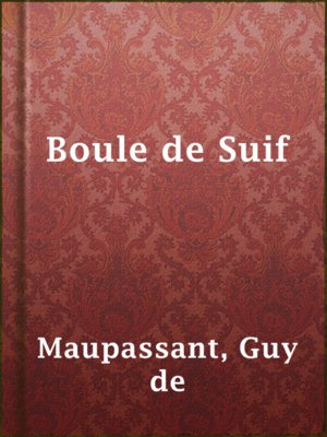 cover image of Boule de Suif